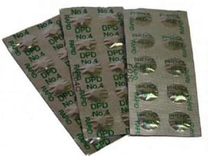 Таблетки DPD №4 (10шт) для измерения уровня активного кислорода ручным тестером