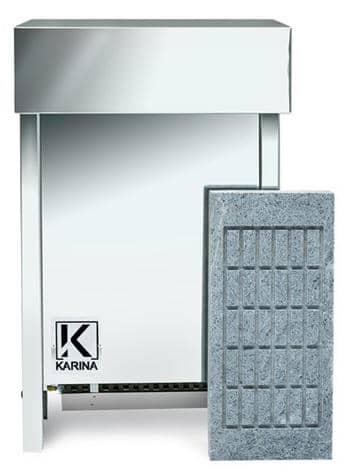Электрическая печь KARINA Eco в камне талькохлорит горизонтальный 6 кВт, 220В