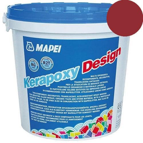 Затирка MAPEI KERAPOXY DESIGN №733 глянцевая красная 3кг