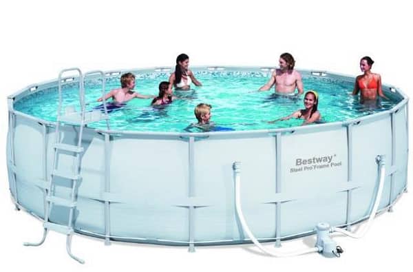 Бассейн каркасный BESTWAY 549х132 (с картриджным фильтром, лестницей, тентом, подстилкой), арт. 56427/56232