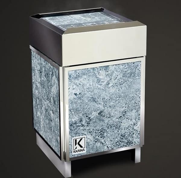 Электрическая печь KARINA Elite в облицовке кварцит 10 кВт, 380В
